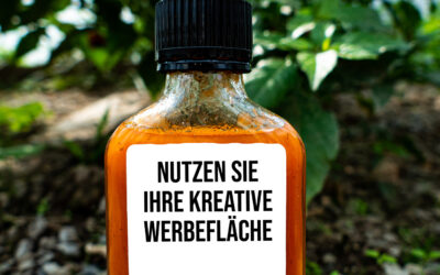 Chilisauce als Werbegeschenk